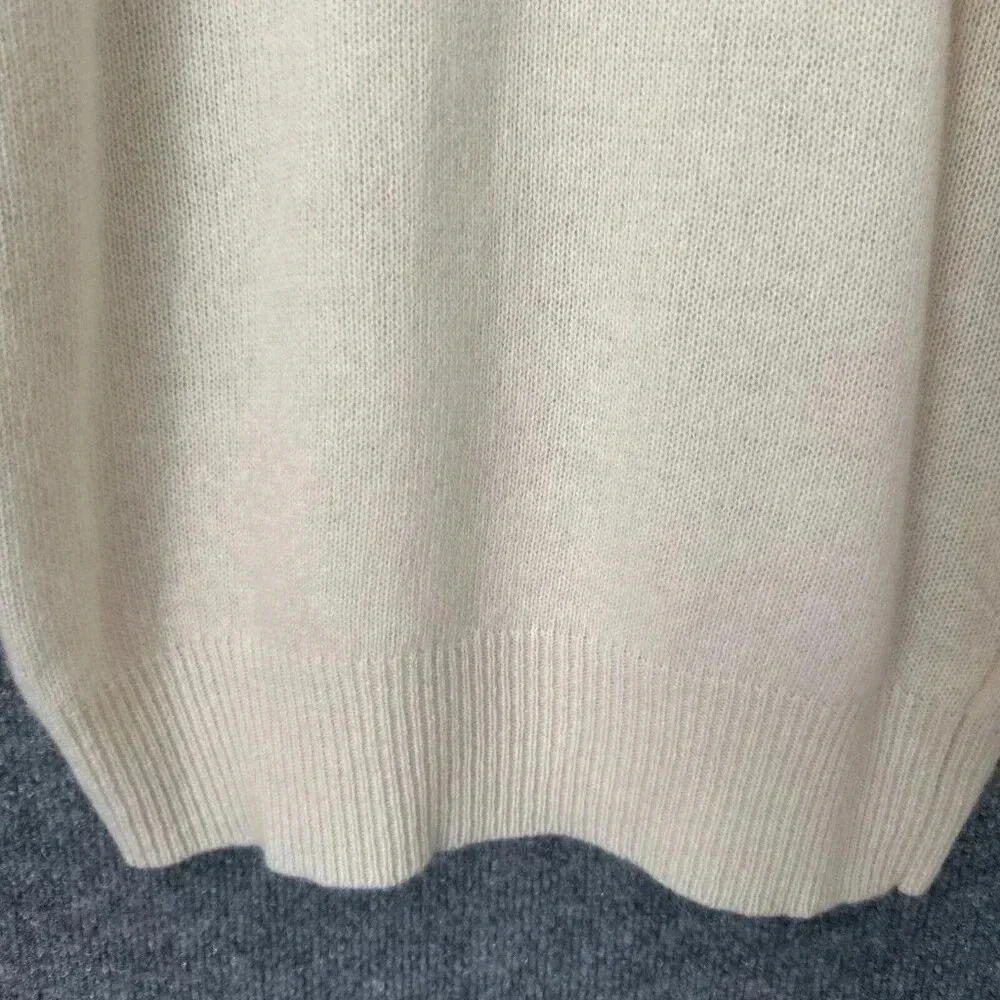 Embellished Cream Sweater - Crew Neck - Picture 9 of 14